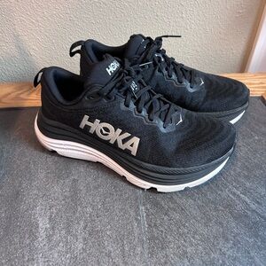 Hoka Black and White Men's Shoes